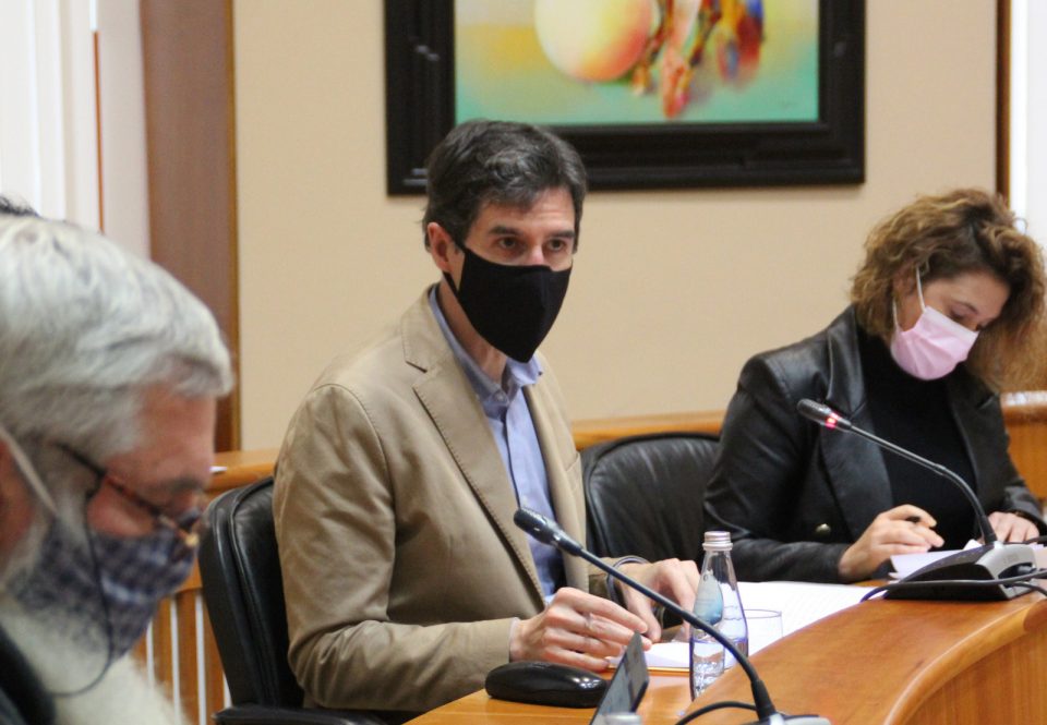 Pablo Arangüena, durante a Comisión de Medio Ambiente