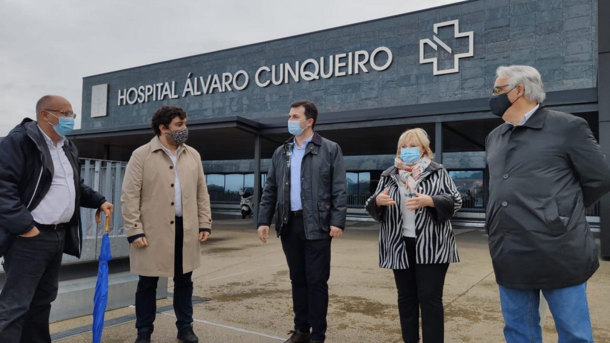 Gonzalo Caballero no Hospital Álvaro Cunqueiro