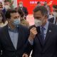 Gonzalo Caballero e Pedro Sánchez, hoxe, en Fitur