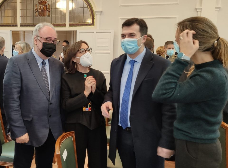 Guillermo Meijón, Maica Larriba, Gonzalo Caballero e Paloma Castro