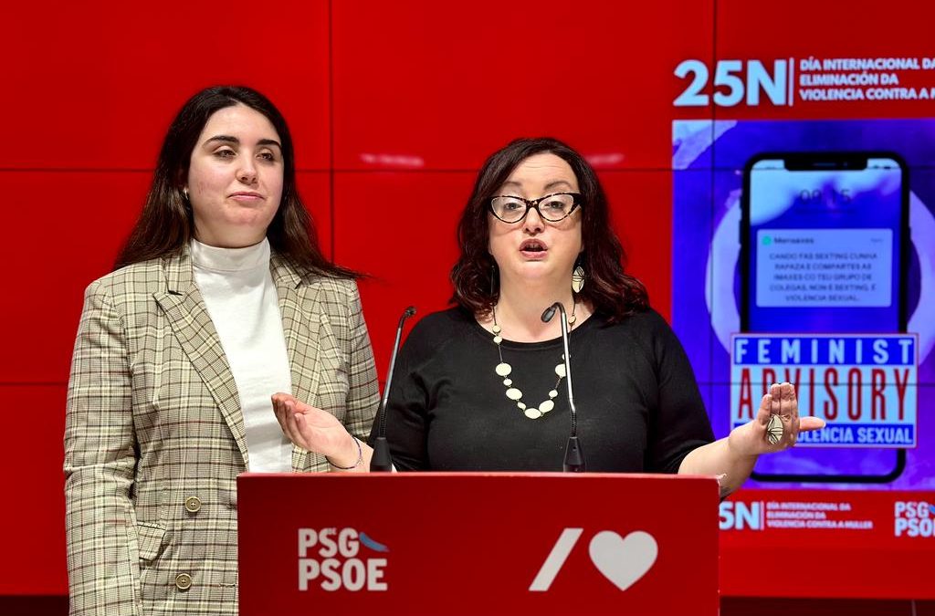A secretaria de Igualdade do PSdeG, Silvia Fraga