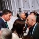 José Ramón Gómez Besteiro e Luís Tosar, na cerimonia de entrega das Medallas de Galicia 2024